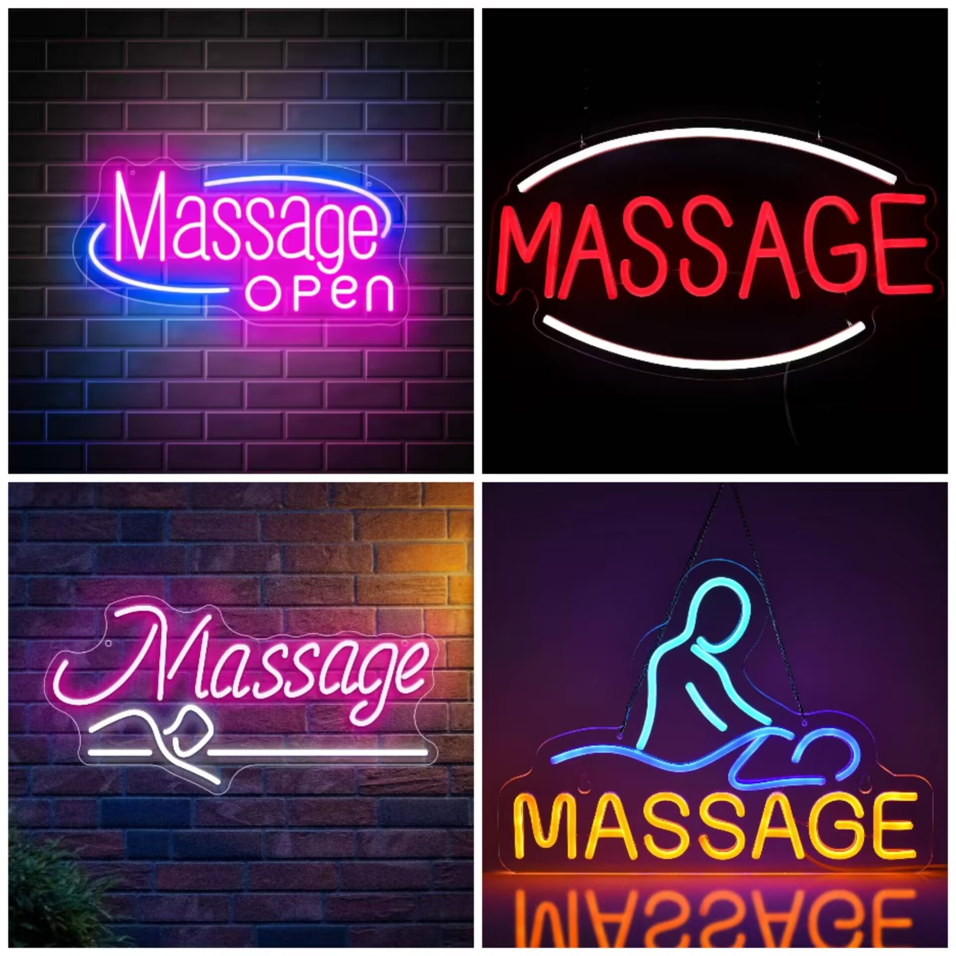 Spa And Wellness Hotel - Masaj Spa Açık LED Neon Tabela